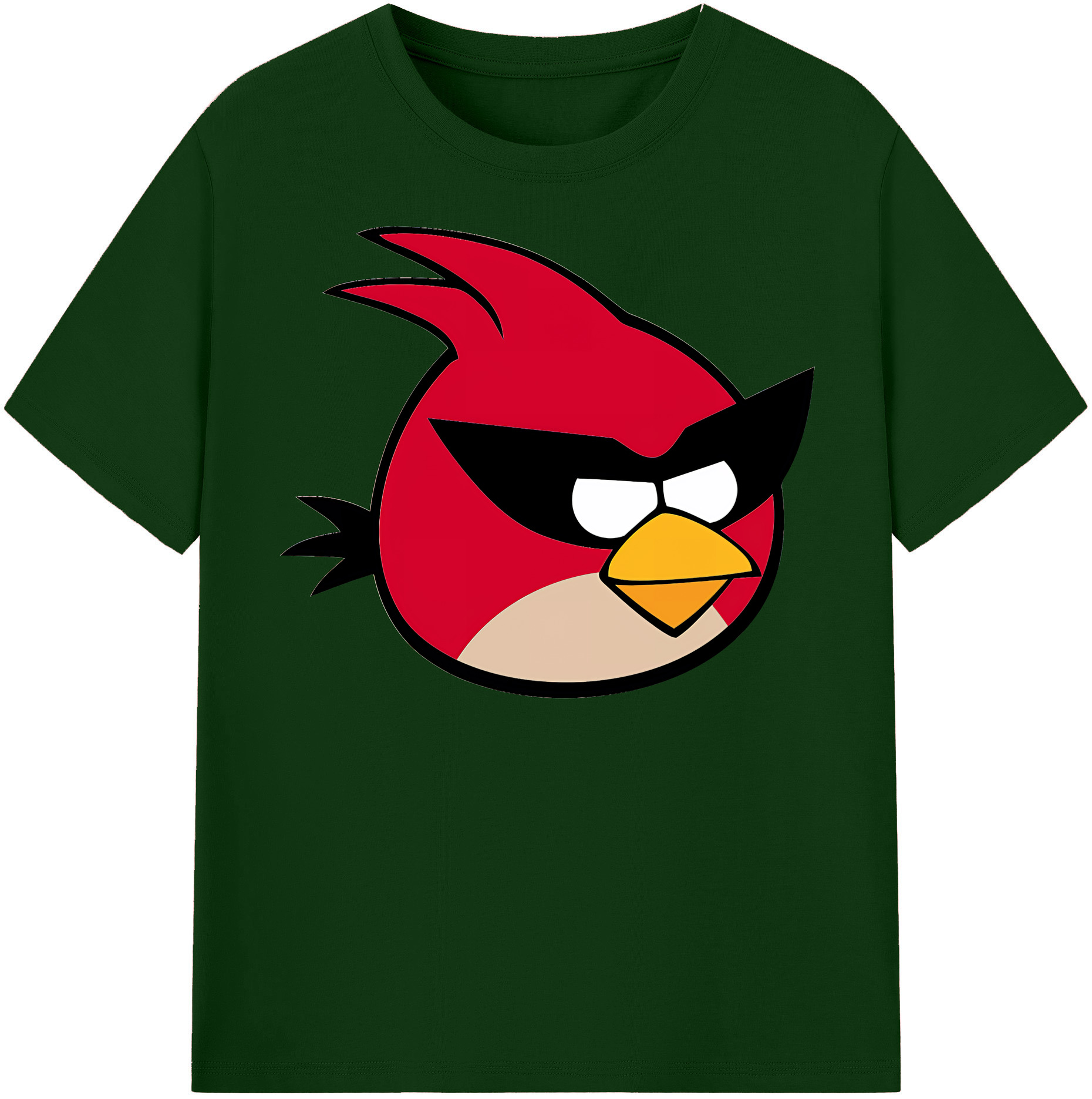 （画像用） Angry Birds アングリーバード 綿100％半袖Tシャツ（フロントプリント）